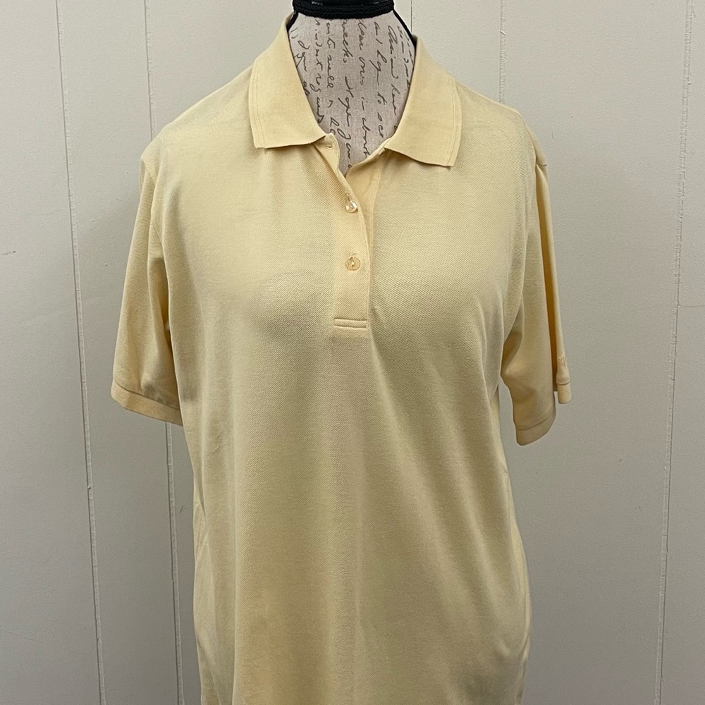 Escada sport yellow cotton polo shirt